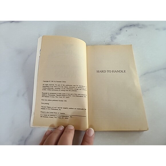 Hard To Handle By Susanna Collins Paperback - Picture 4 of 10